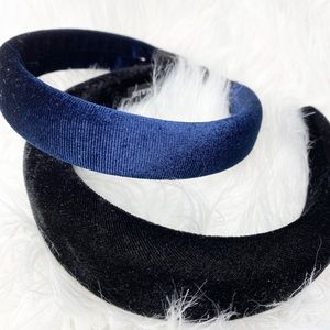 Two plush headbands